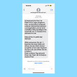 Pishing kann auch über SMS versendet werden